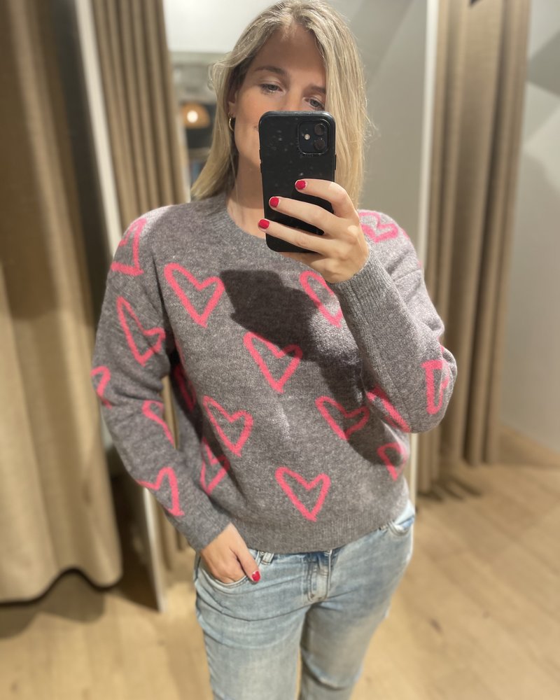 Lots of Love Sweater Grey