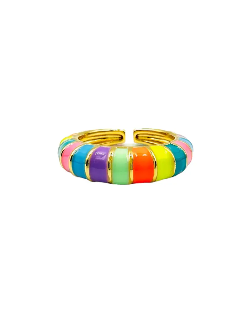 TARA JWLS Ring Rainbow Large