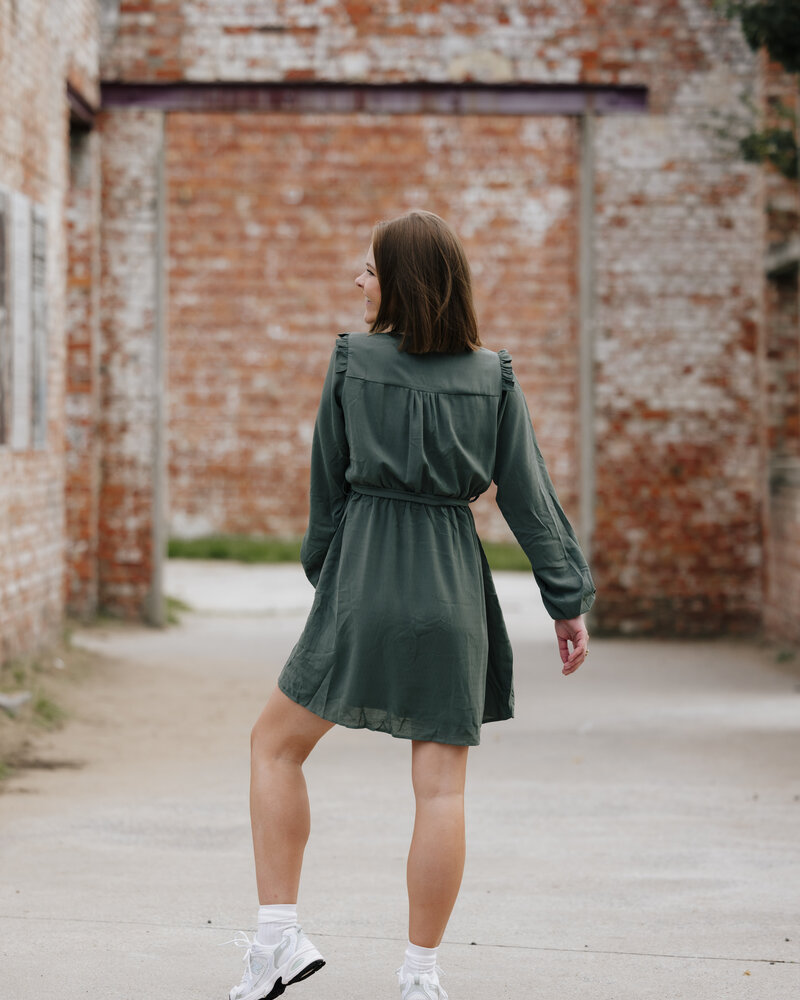 Lofty Manner Dress Alina Sage Green