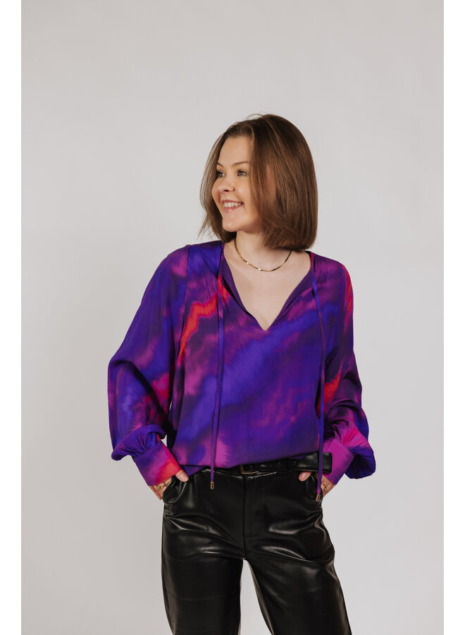 Kiki Blouse Pop Purple