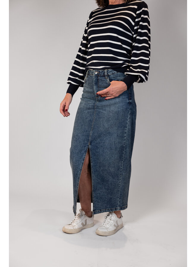 Dana Denim Skirt Blue Denim