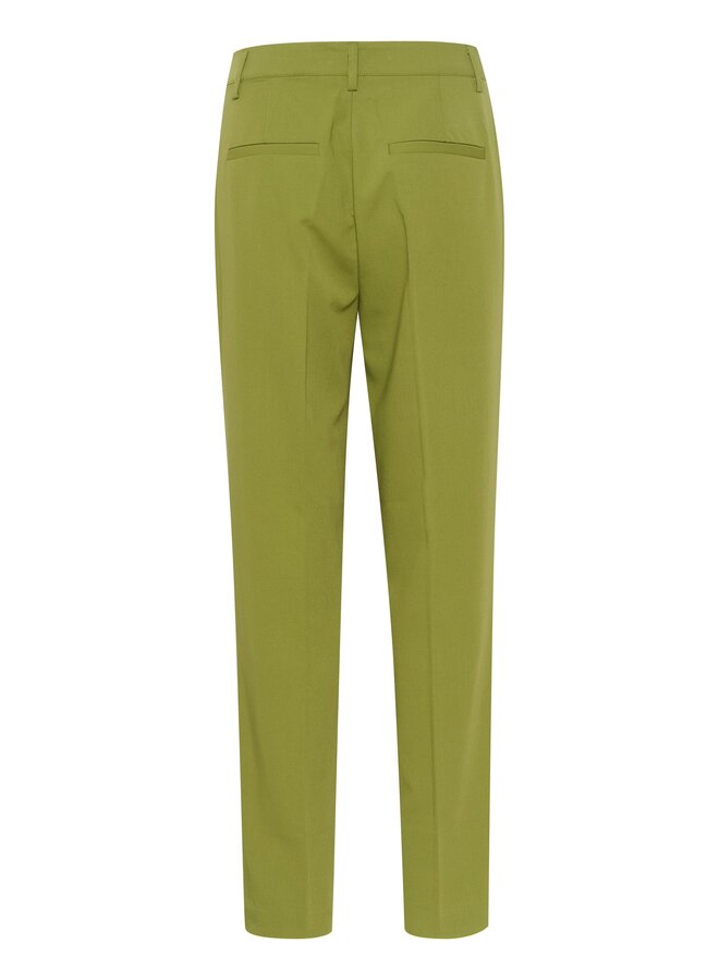 Sakura HW Zipper Pants Calla Green