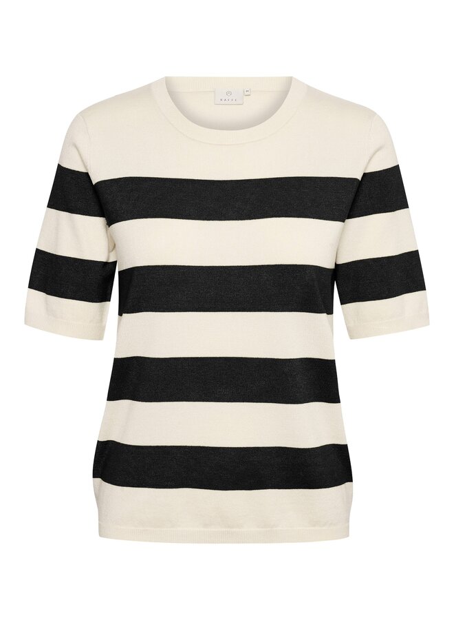 Mala Striped Knit Black/Turtledove