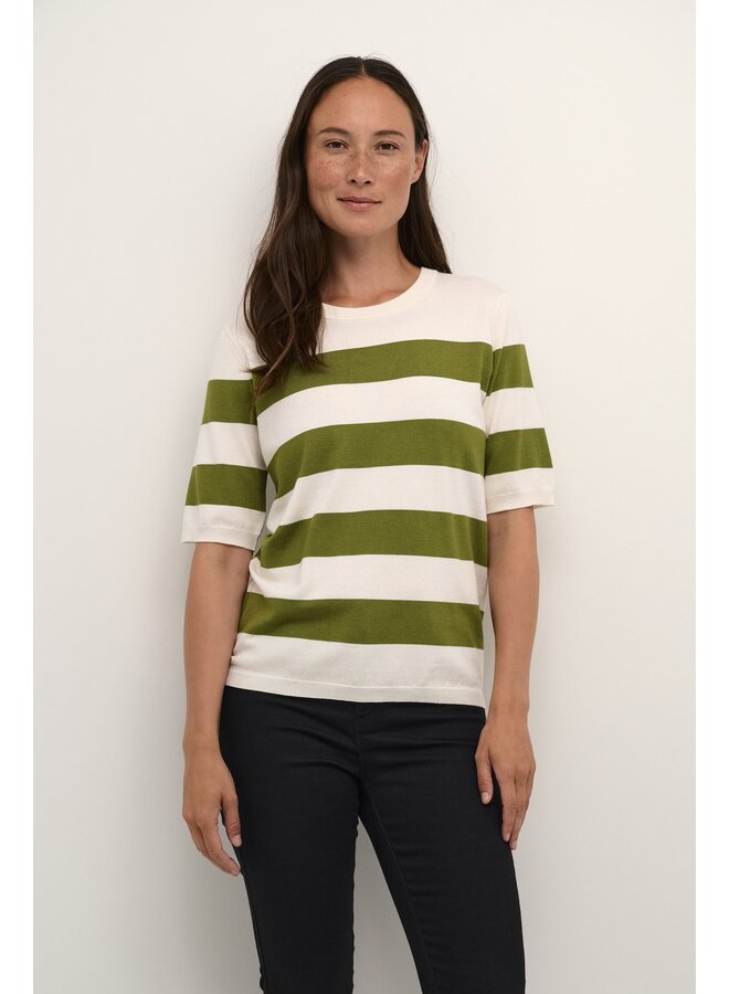 Mala Striped Knit Green