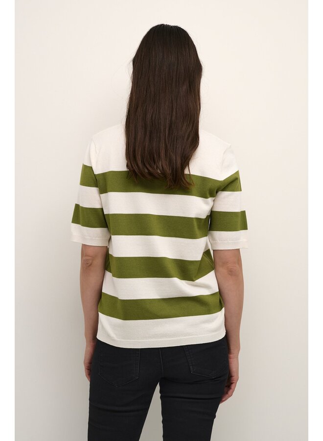 Mala Striped Knit Green