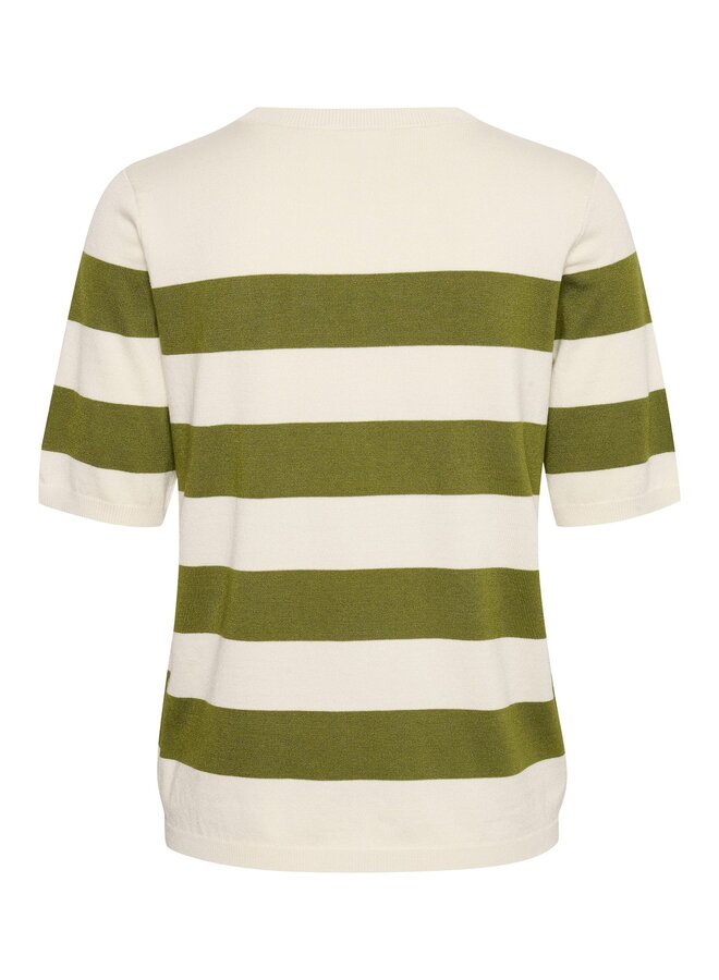 Mala Striped Knit Green