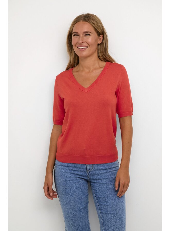 Lizza V-neck Pullover Cayenne