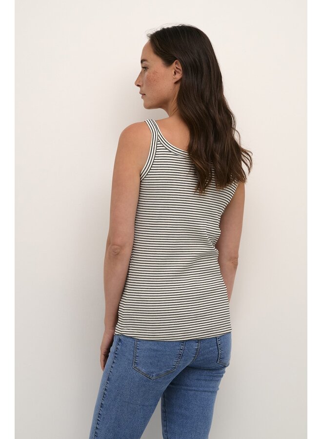 Kaia Tank Top Stripe Black/Chalk