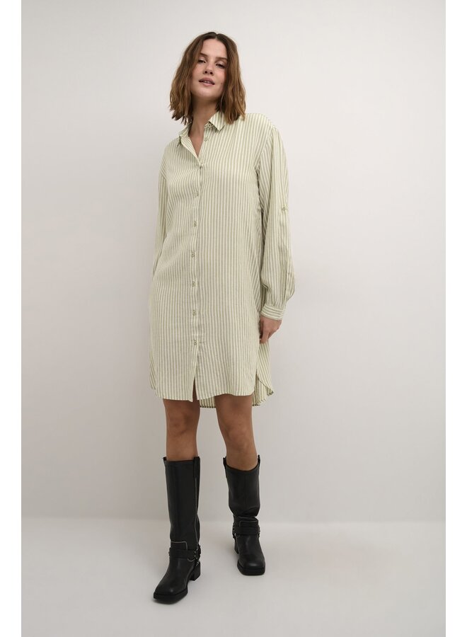 Milia Shirt Dress Chinchilla