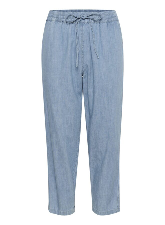 Louise Cropped Pants Blue