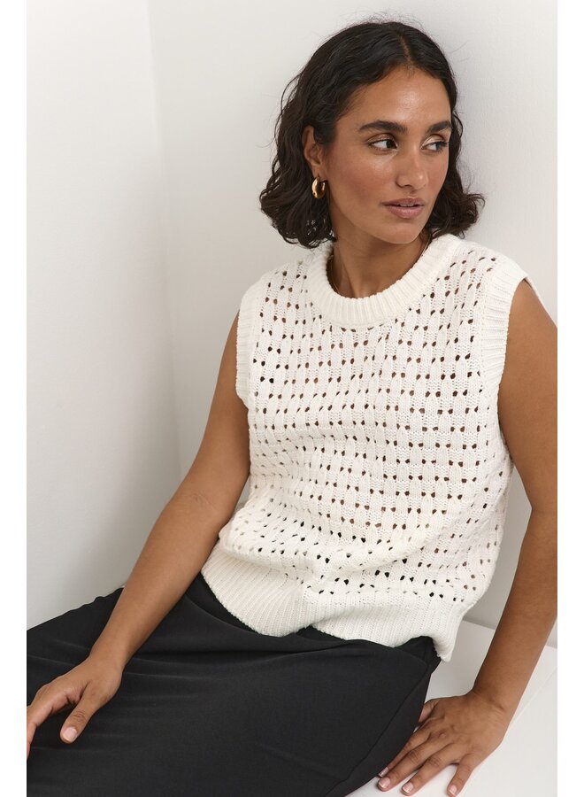 Silja Knit Top White