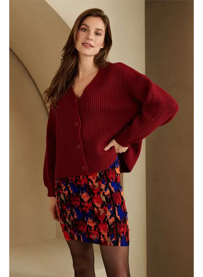 Rebekah Cardigan Bordeaux