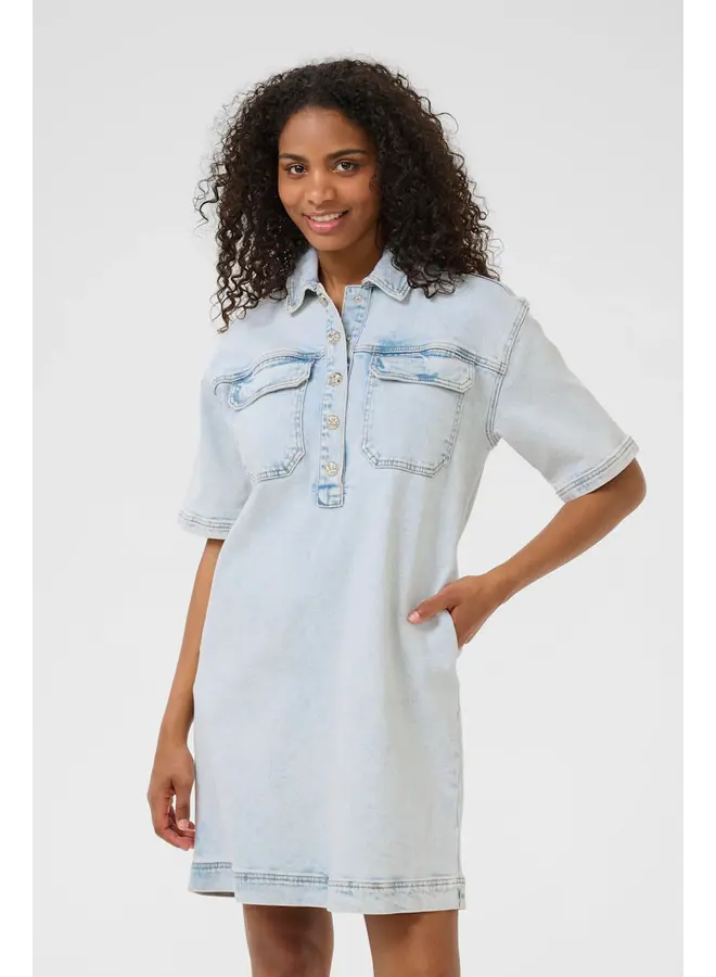 Maja Denim Dress Light Blue Denim
