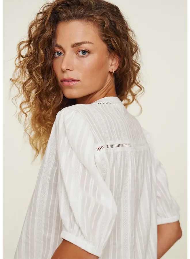 Bhavna Blouse Star White