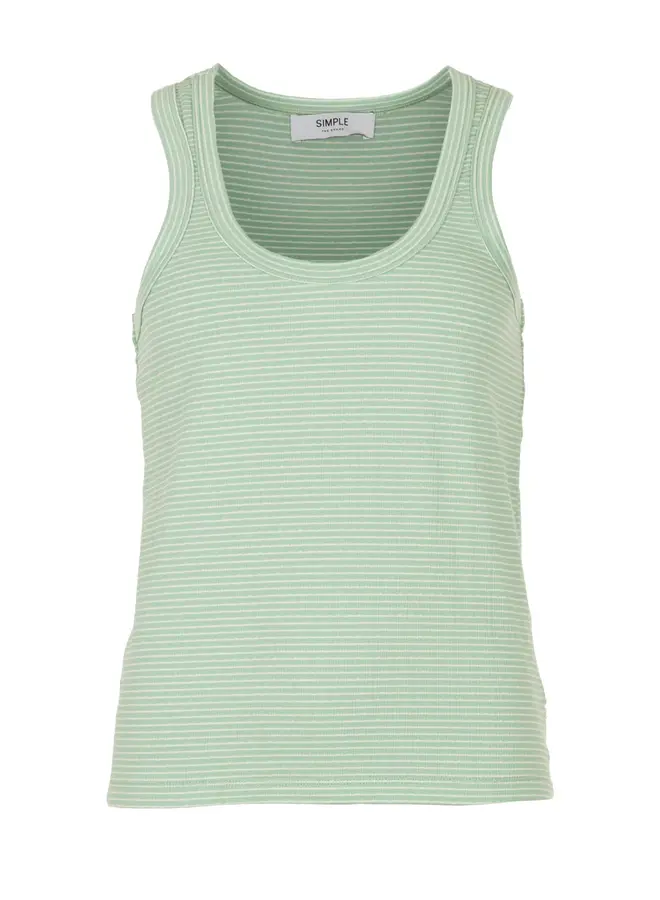 Prato Salvia/Egret Stripe Tanktop