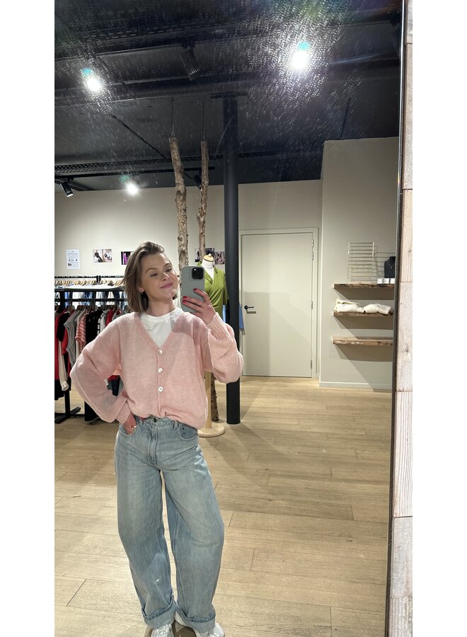 Dexi Knit Cardigan Rose
