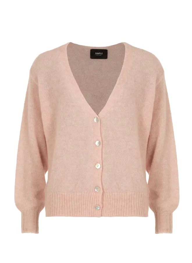 Dexi Knit Cardigan Rose