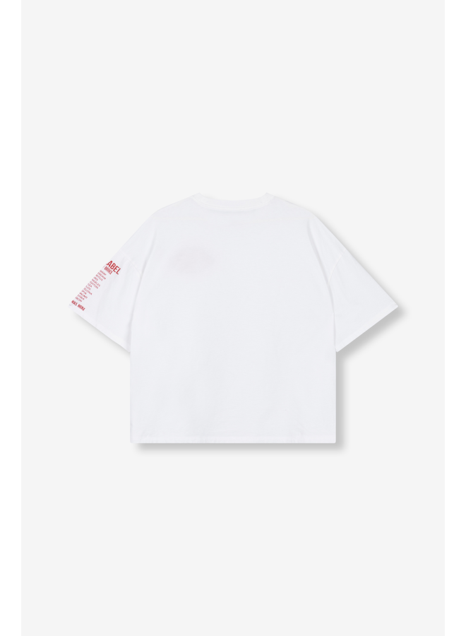 Lips T-shirt Soft White