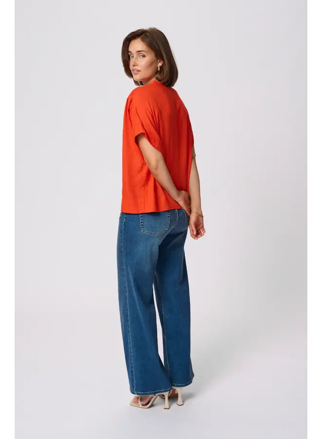 Milia Wing Blouse Grenadine