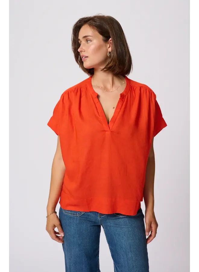 Milia Wing Blouse Grenadine