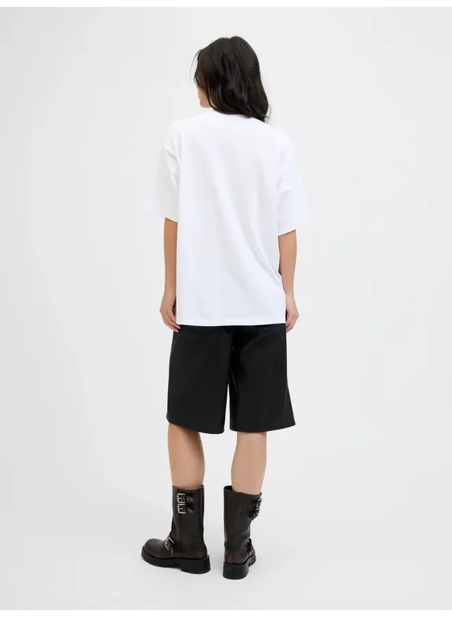 Millow Loose Tee Bright White Home Grown
