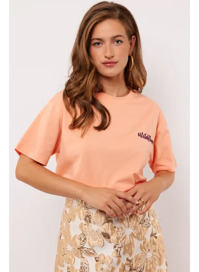 Clarissa T-shirt Flower Peach