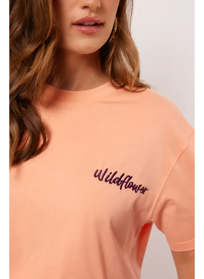 Clarissa T-shirt Flower Peach
