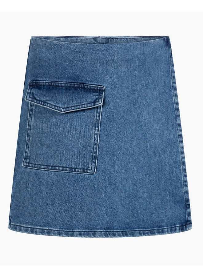 Gwen Denim Skort Mid Blue Denim