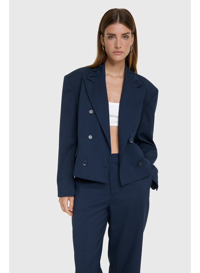 Double Breasted Blazer Navy