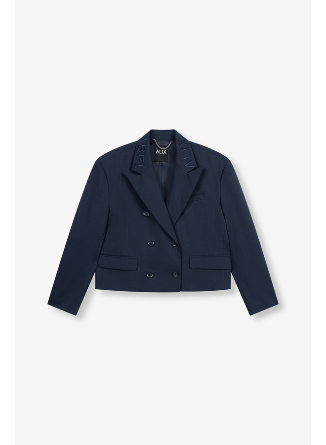 Double Breasted Blazer Navy