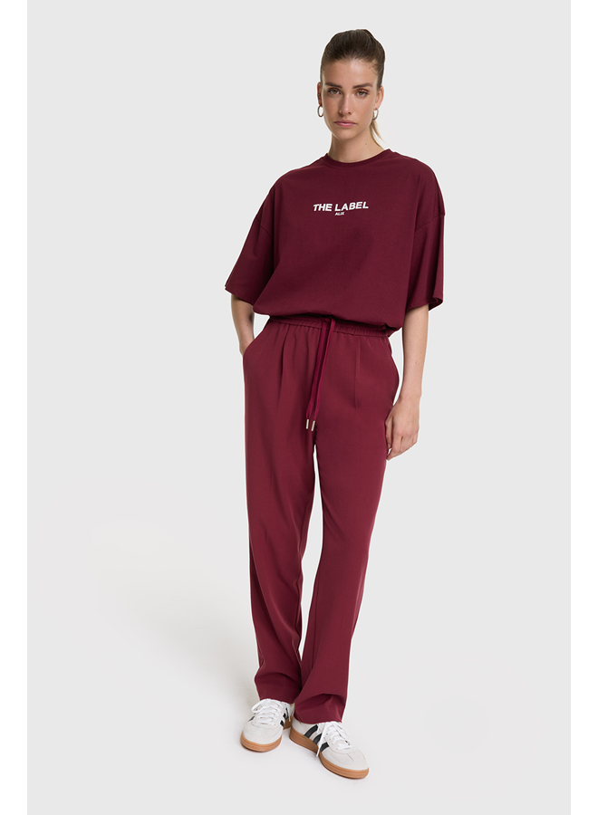 Melange Pants Bordeaux