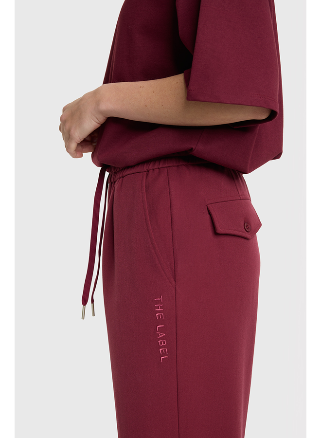 Melange Pants Bordeaux