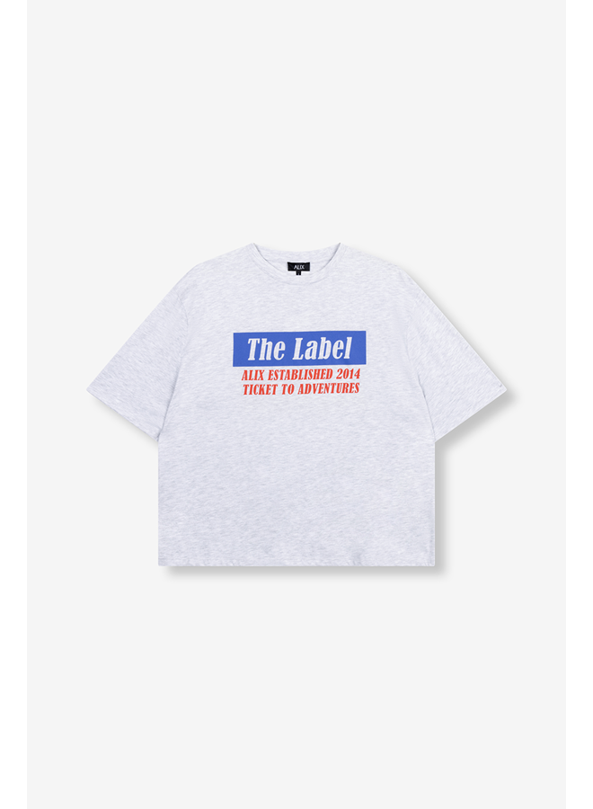 Ticket To Adventures T-shirt Light Grey