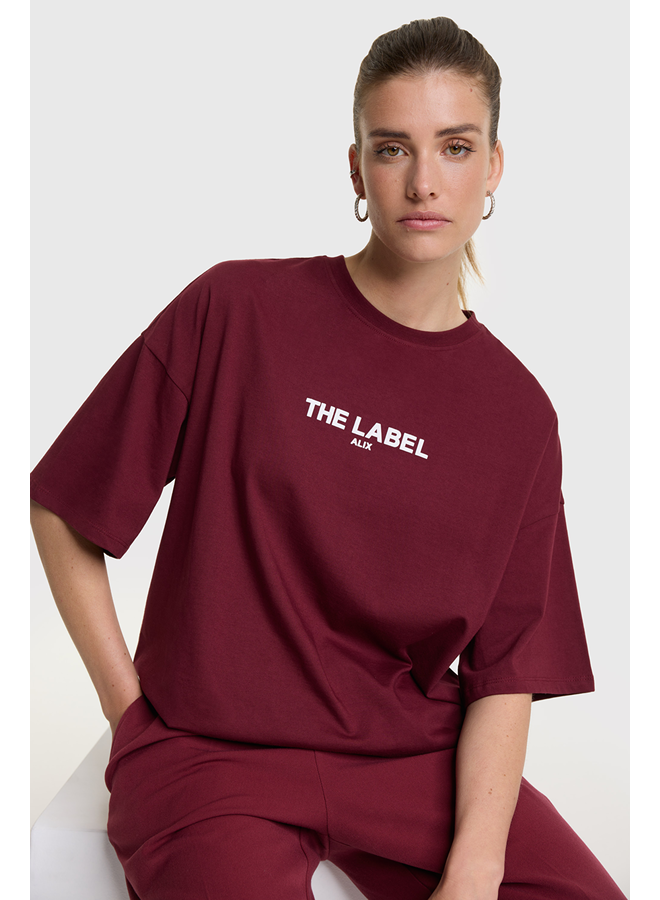 Basic The Label T-shirt Bordeaux