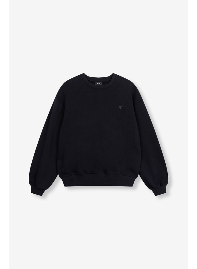 Photoprint Sweater Black