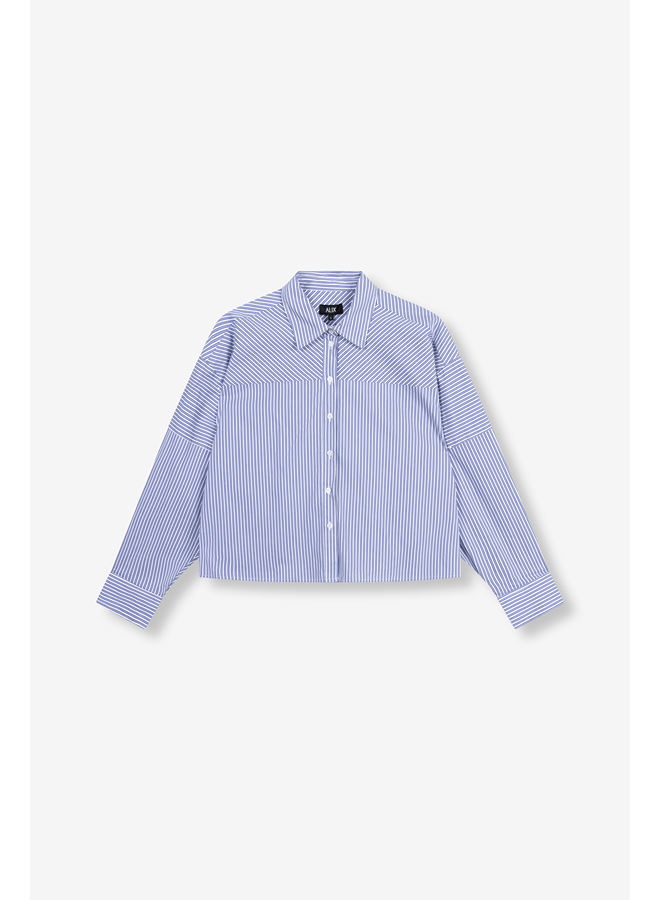 Striped Blouse Intense Blue