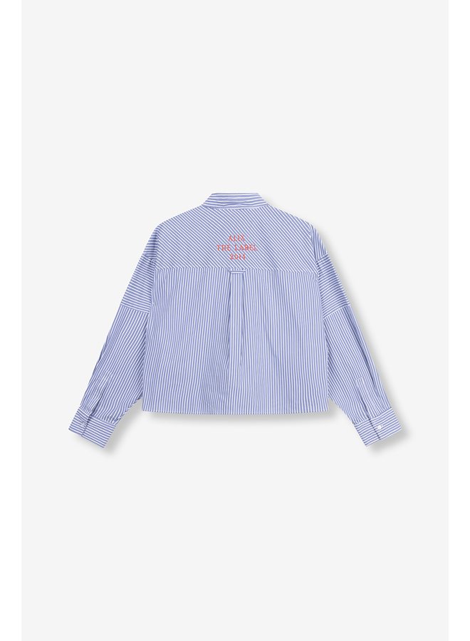 Striped Blouse Intense Blue