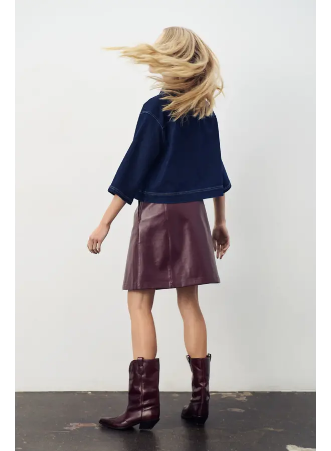 Loesa Denim Shirt Dark Blue