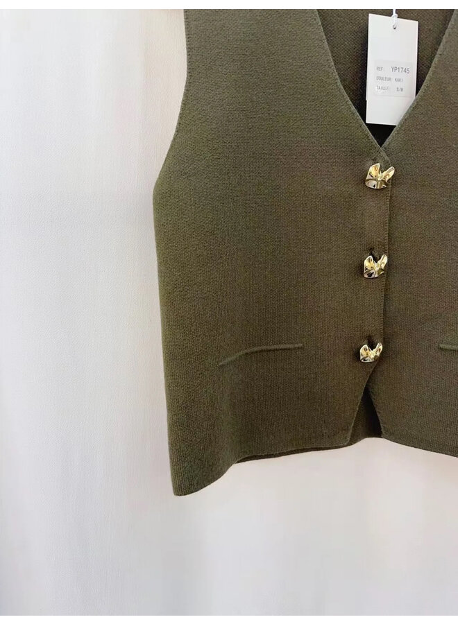 Mona Gilet Kaki