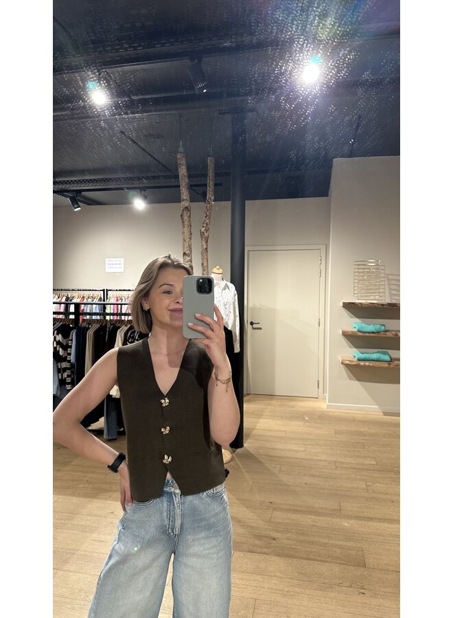 Mona Gilet Kaki
