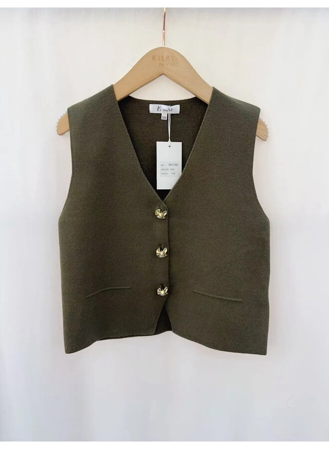 Mona Gilet Kaki