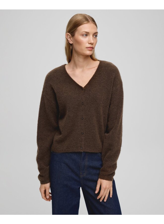 Milania Hope Cardigan Slate Black Melange