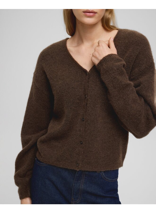 Milania Hope Cardigan Slate Black Melange