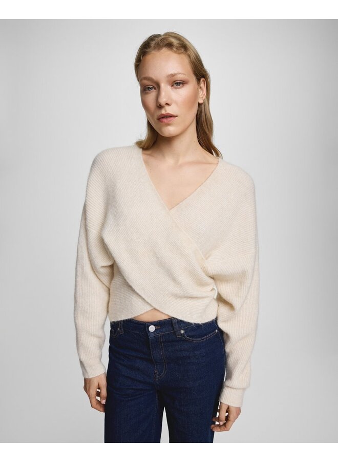 Zinelle Hope Wrap Pullover Fog Melange