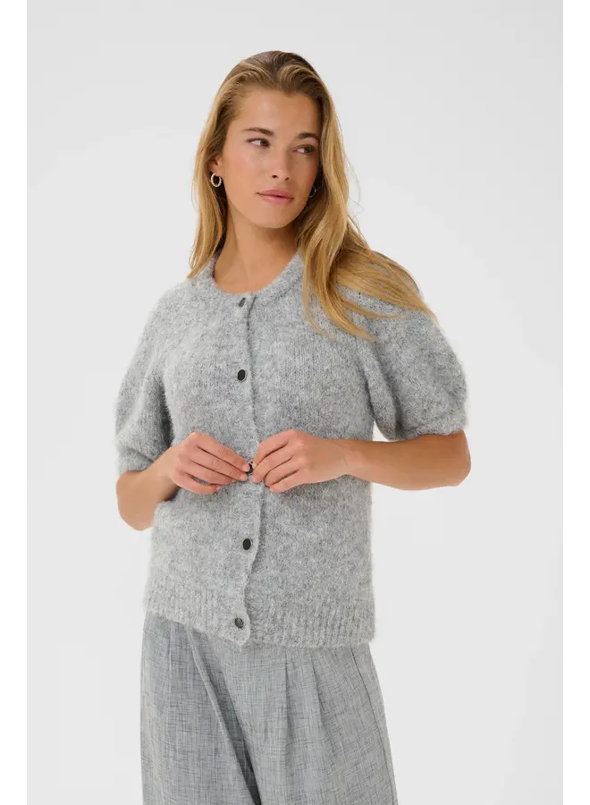 Emilie Evi Cardigan Grey Melange
