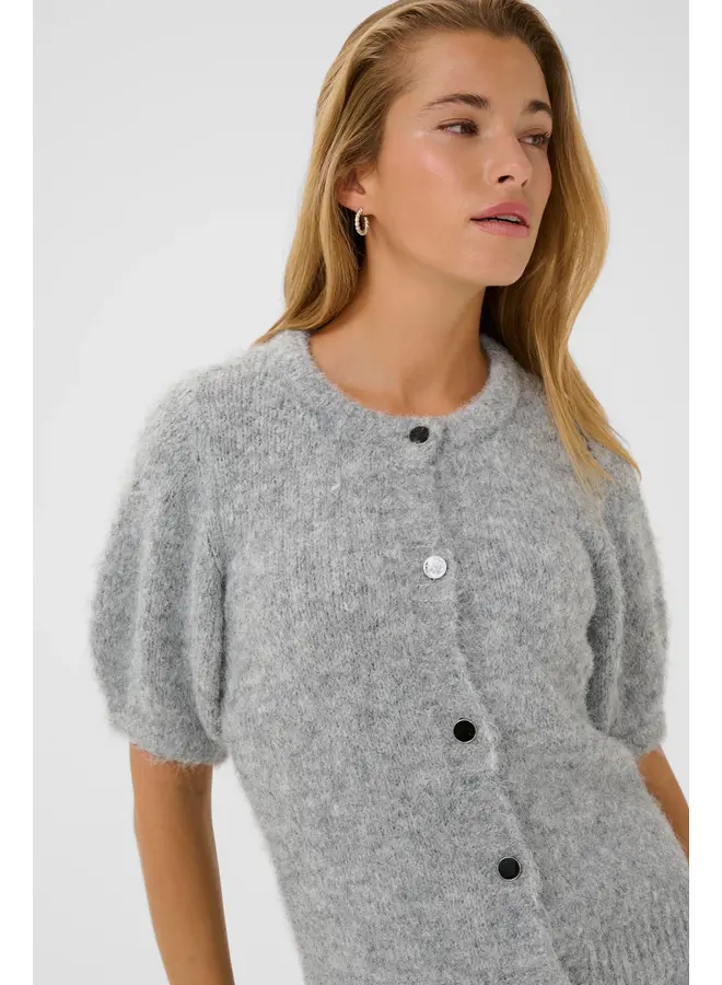 Emilie Evi Cardigan Grey Melange