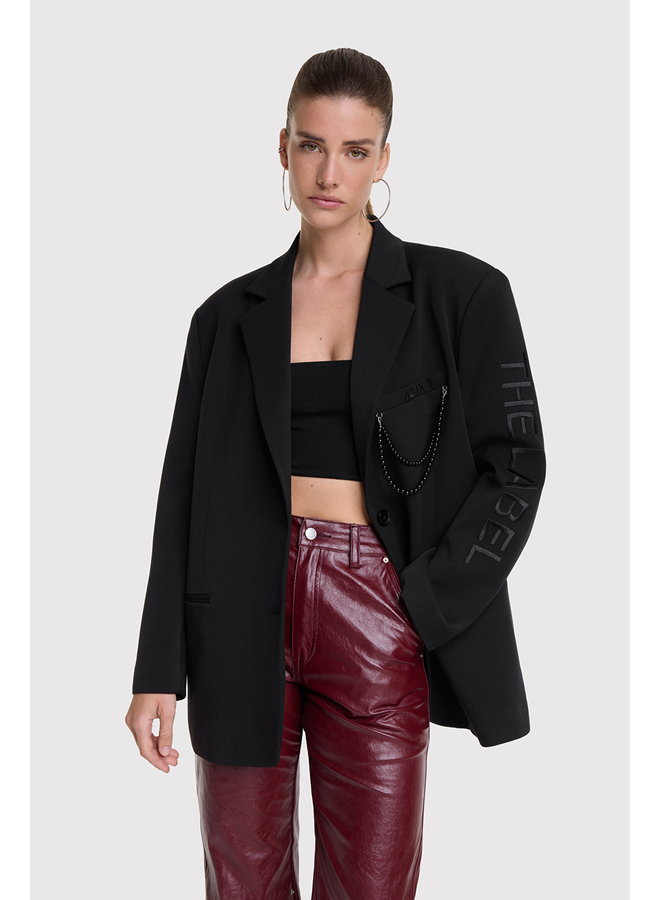 Grandad Blazer Black