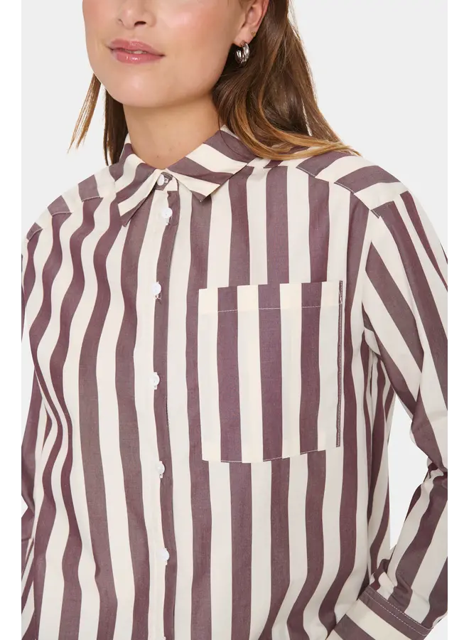 Lieke Shirt Chocolate