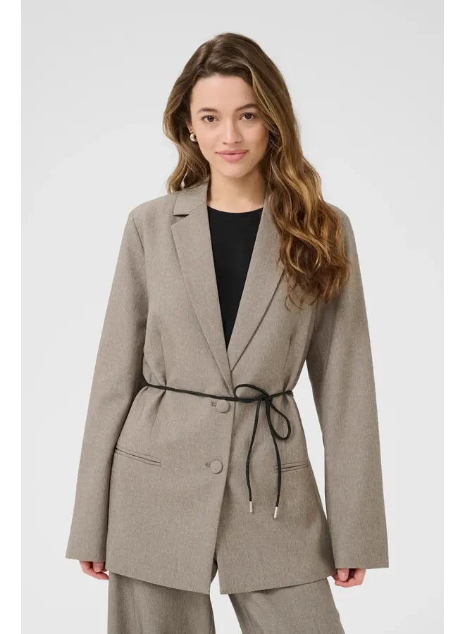 Tilla Blazer Feather Gray Melange