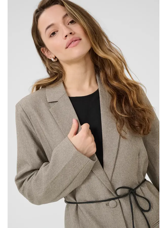 Tilla Blazer Feather Gray Melange